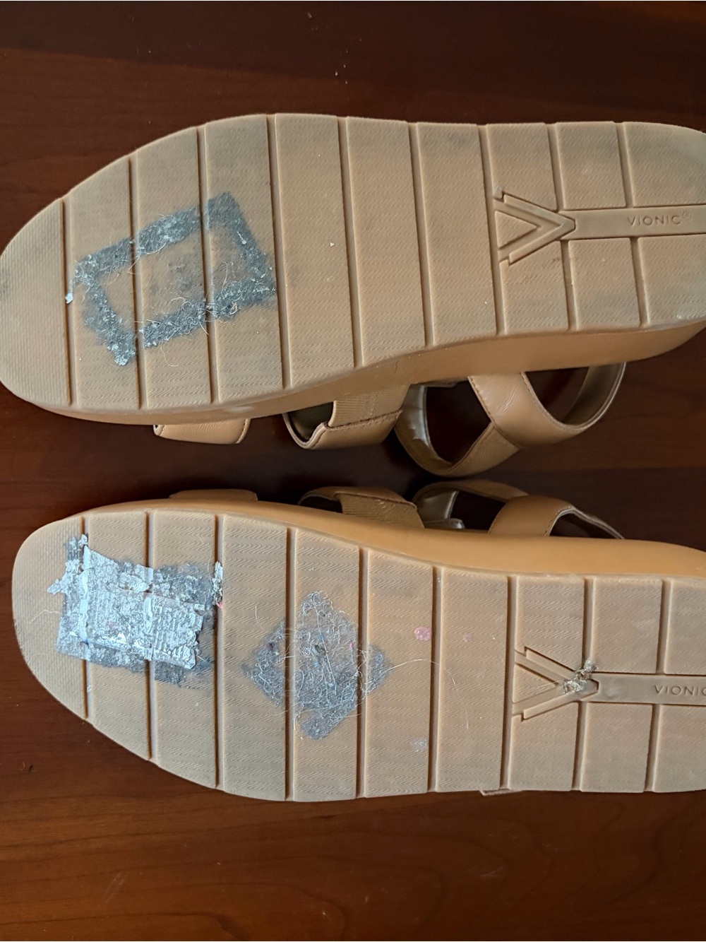 Vionic Tan Leather Platform Slide Sandals with Buckle “Delano” 8.5/39. EUC! - Picture 8 of 11